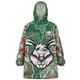 South Sydney Rabbitohs Grand Final Custom Snug Hoodie - Custom Rabbitohs With Contemporary Style Of Aboriginal Painting Snug Hoodie