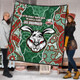 South Sydney Rabbitohs Grand Final Custom Quilt - Custom Rabbitohs With Contemporary Style Of Aboriginal Painting Quilt