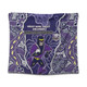 Melbourne Storm Grand Final Custom Tapestry - Custom Melbourne Storm With Contemporary Style Of Aboriginal Painting Tapestry