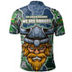 Canberra Raiders Grand Final Custom Polo Shirt - Custom Raiders Contemporary Style Of Aboriginal Painting Polo Shirt