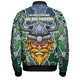 Canberra Raiders Grand Final Custom Bomber Jacket - Custom Raiders Contemporary Style Of Aboriginal Painting Bomber Jacket