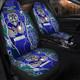 New Zealand Warriors Grand Final Custom Car Seat Covers - Custom New Zealand Warriors With Contemporary Style Of Aboriginal Painting  Car Seat Covers