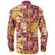 Brisbane Broncos Long Sleeve Shirt - Team Of Us Die Hard Fan Supporters Comic Style