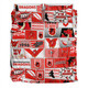 St. George Illawarra Dragons Bedding Set - Team Of Us Die Hard Fan Supporters Comic Style