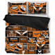 Wests Tigers Bedding Set - Team Of Us Die Hard Fan Supporters Comic Style