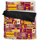 Brisbane Broncos Bedding Set - Team Of Us Die Hard Fan Supporters Comic Style