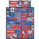 Newcastle Knights Quilt Bed Set - Team Of Us Die Hard Fan Supporters Comic Style