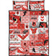 St. George Illawarra Dragons Quilt Bed Set - Team Of Us Die Hard Fan Supporters Comic Style