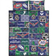 New Zealand Warriors Quilt Bed Set - Team Of Us Die Hard Fan Supporters Comic Style