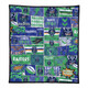 Canberra Raiders Premium Quilt - Team Of Us Die Hard Fan Supporters Comic Style