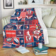 Sydney Roosters Premium Blanket - Team Of Us Die Hard Fan Supporters Comic Style