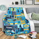 Gold Coast Titans Premium Blanket - Team Of Us Die Hard Fan Supporters Comic Style