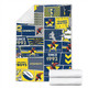 North Queensland Cowboys Premium Blanket - Team Of Us Die Hard Fan Supporters Comic Style