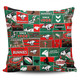 South Sydney Rabbitohs Pillow Cover - Team Of Us Die Hard Fan Supporters Comic Style