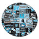 Cronulla-Sutherland Sharks Round Rug - Team Of Us Die Hard Fan Supporters Comic Style