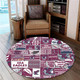 Manly Warringah Sea Eagles Round Rug - Team Of Us Die Hard Fan Supporters Comic Style