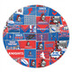 Newcastle Knights Round Rug - Team Of Us Die Hard Fan Supporters Comic Style