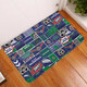 New Zealand Warriors Door Mat - Team Of Us Die Hard Fan Supporters Comic Style