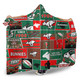 South Sydney Rabbitohs Hooded Blanket - Team Of Us Die Hard Fan Supporters Comic Style