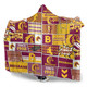 Brisbane Broncos Hooded Blanket - Team Of Us Die Hard Fan Supporters Comic Style