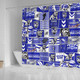 Canterbury-Bankstown Bulldogs Shower Curtain - Team Of Us Die Hard Fan Supporters Comic Style