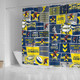 North Queensland Cowboys Shower Curtain - Team Of Us Die Hard Fan Supporters Comic Style