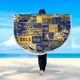 Parramatta Eels Beach Blanket - Team Of Us Die Hard Fan Supporters Comic Style