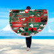 South Sydney Rabbitohs Beach Blanket - Team Of Us Die Hard Fan Supporters Comic Style