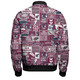 Manly Warringah Sea Eagles Bomber Jacket - Team Of Us Die Hard Fan Supporters Comic Style