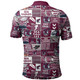 Manly Warringah Sea Eagles Polo Shirt - Team Of Us Die Hard Fan Supporters Comic Style