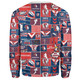 Sydney Roosters Sweatshirt - Team Of Us Die Hard Fan Supporters Comic Style