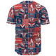 Sydney Roosters Baseball Shirt - Team Of Us Die Hard Fan Supporters Comic Style