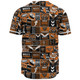Wests Tigers Baseball Shirt - Team Of Us Die Hard Fan Supporters Comic Style