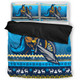 Gold Coast Titans Bedding Set - Australia Ugly Xmas With Aboriginal Patterns For Die Hard Fans