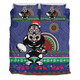 New Zealand Warriors Bedding Set - Australia Ugly Xmas With Aboriginal Patterns For Die Hard Fans