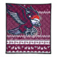 Manly Warringah Sea Eagles Premium Quilt - Australia Ugly Xmas With Aboriginal Patterns For Die Hard Fans