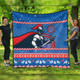 Newcastle Knights Premium Quilt - Australia Ugly Xmas With Aboriginal Patterns For Die Hard Fans