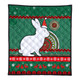 South Sydney Rabbitohs Premium Quilt - Australia Ugly Xmas With Aboriginal Patterns For Die Hard Fans