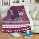 Manly Warringah Sea Eagles Premium Blanket - Australia Ugly Xmas With Aboriginal Patterns For Die Hard Fans