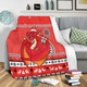 St. George Illawarra Dragons Premium Blanket - Australia Ugly Xmas With Aboriginal Patterns For Die Hard Fans