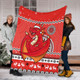 St. George Illawarra Dragons Premium Blanket - Australia Ugly Xmas With Aboriginal Patterns For Die Hard Fans