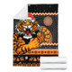 Wests Tigers Premium Blanket - Australia Ugly Xmas With Aboriginal Patterns For Die Hard Fans