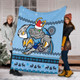 New South Wales Premium Blanket - Australia Ugly Xmas With Aboriginal Patterns For Die Hard Fans