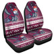 Manly Warringah Sea Eagles Car Seat Covers - Australia Ugly Xmas With Aboriginal Patterns For Die Hard Fans