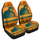 Wallabies Car Seat Covers - Australia Ugly Xmas With Aboriginal Patterns For Die Hard Fans