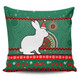 South Sydney Rabbitohs Pillow Cover - Australia Ugly Xmas With Aboriginal Patterns For Die Hard Fans