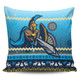 Gold Coast Titans Pillow Cover - Australia Ugly Xmas With Aboriginal Patterns For Die Hard Fans