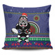 New Zealand Warriors Pillow Cover - Australia Ugly Xmas With Aboriginal Patterns For Die Hard Fans