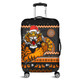 Wests Tigers Luggage Cover - Australia Ugly Xmas With Aboriginal Patterns For Die Hard Fans
