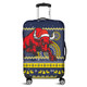 North Queensland Cowboys Luggage Cover - Australia Ugly Xmas With Aboriginal Patterns For Die Hard Fans